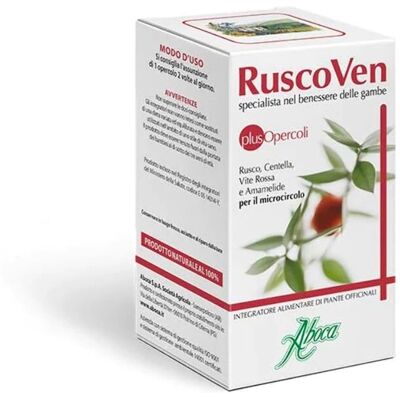 Aboca Ruscoven Plus - Favorisce Microcircolo - 50 Capsule Aboca Ruscoven Plus - Favorisce Microcircolo - 50 Capsule