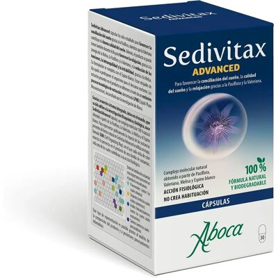 Aboca Sedivitax Advanced Cápsulas de Passiflora e Valeriana - Relaxamento Aboca Sedivitax Advanced Cápsulas de Passiflora e Valeriana - Relaxamento
