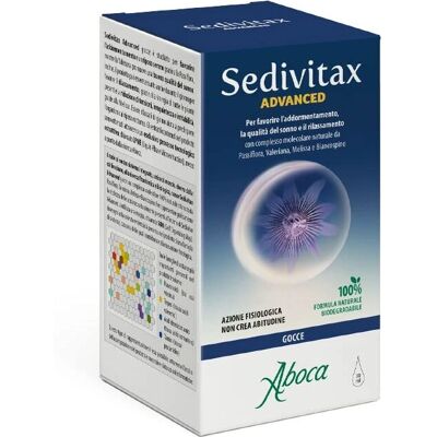 Aboca Sedivitax Advanced Passiflora Valeriana - Integratore Sonno Aboca Sedivitax Advanced Passiflora Valeriana - Integratore Sonno