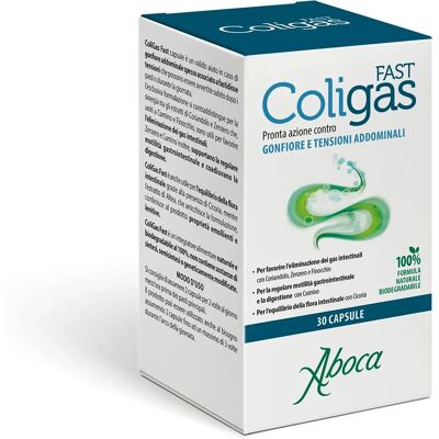 Aboca ColiGas Fast - Integratore Digestivo - 30 Capsule Aboca ColiGas Fast - Integratore Digestivo - 30 Capsule