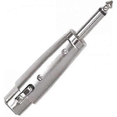 Proel - AT290 - XLR 3 broches - 6.3mm - Adaptateur de câble - Publicité Proel - AT290 - XLR 3 broches - 6.3mm - Adaptateur de câble - Publicité