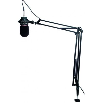 Soporte para micrófono Proel DST260 - Brazo ajustable, base fija Soporte para micrófono Proel DST260 - Brazo ajustable, base fija