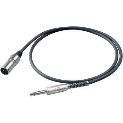 Proel - BULK220LU1 - 1 m - XLR3 6.35mm - cavo audio Proel - BULK220LU1 - 1 m - XLR3 6.35mm - cavo audio