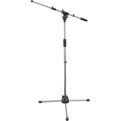 Soporte de micrófono de poste con brazo telescópico - Soporte de micrófono Soporte de micrófono de poste con brazo telescópico - Soporte de micrófono