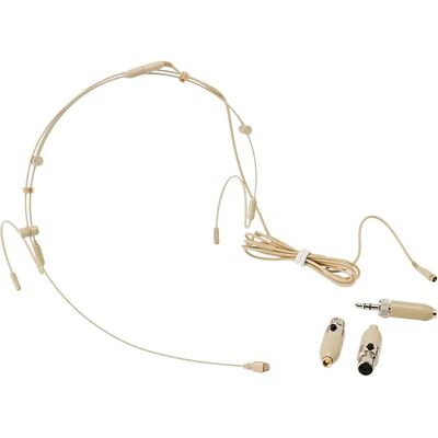 Proel HCM08PRO Auricular micrófono - omnidireccional, beige, con adaptadores Proel HCM08PRO Auricular micrófono - omnidireccional, beige, con adaptadores