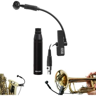 Microfono Eikon HCS20 - Strumento a fiato, Preamp inline Microfono Eikon HCS20 - Strumento a fiato, Preamp inline