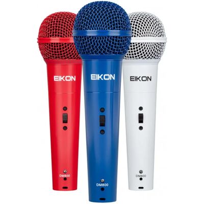 EIKON DM800COLORKIT Microfono vocale dinamico - Microfono per palco EIKON DM800COLORKIT Microfono vocale dinamico - Microfono per palco