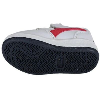 Diadora Playground Chaussures pour enfants - Blanc/Rouge - Unisex Diadora Playground Chaussures pour enfants - Blanc/Rouge - Unisex