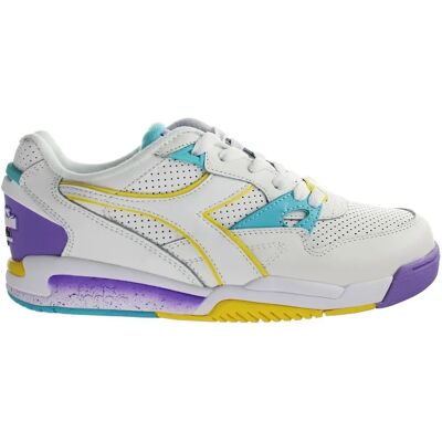 Diadora Rebound ACE White Leather Womens Trainers - Trainers Diadora Rebound ACE White Leather Womens Trainers - Trainers
