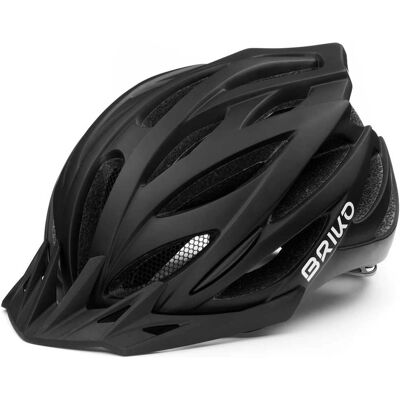 Casque Briko Morgan - Ventilé, Visière Amovible, VTT - Publicité Casque Briko Morgan - Ventilé, Visière Amovible, VTT - Publicité