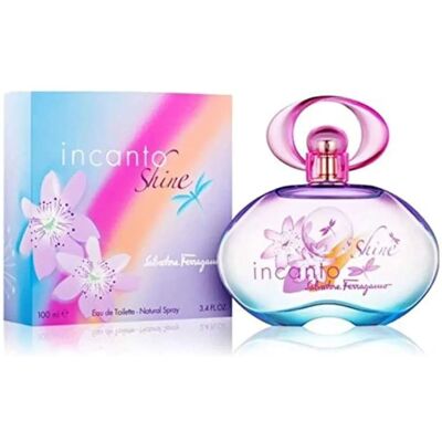 Salvatore Ferragamo Incanto Shine Eau de Toilette - 100ml - Romantyczny kwiatowy zapach Salvatore Ferragamo Incanto Shine Eau de Toilette - 100ml - Romantyczny kwiatowy zapach