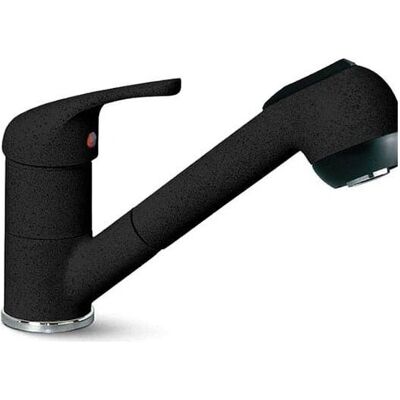 Rubinetto Cucina Apell AP20GB Nero - Monocomando, Doccetta Estraibile, Made in Italy Rubinetto Cucina Apell AP20GB Nero - Monocomando, Doccetta Estraibile, Made in Italy