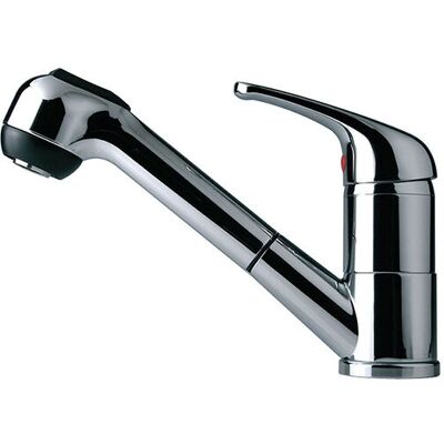 Miscelatore cucina Apell AP20CR Cromato - Monocomando, Doccetta estraibile, Made in Italy Miscelatore cucina Apell AP20CR Cromato - Monocomando, Doccetta estraibile, Made in Italy