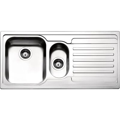 Lavello da cucina Apell VE1002ILAC - Rettangolare, Inox, 2 Vasche Lavello da cucina Apell VE1002ILAC - Rettangolare, Inox, 2 Vasche