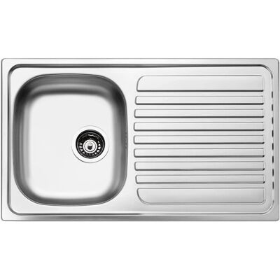 Lavello da Cucina Rettangolare in Acciaio Inox Apell FTH791IRPC - Montaggio su Piano 79x50 cm Lavello da Cucina Rettangolare in Acciaio Inox Apell FTH791IRPC - Montaggio su Piano 79x50 cm