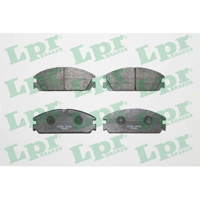 Juego de pastillas de freno LPR 05P552 - Delanteras, compatibles con discos para Honda Accord, CRX, Integra Juego de pastillas de freno LPR 05P552 - Delanteras, compatibles con discos para Honda Accord, CRX, Integra