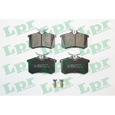 LPR 05P868 Klocki hamulcowe - Pasuje do Citroën C2, Peugeot 1007, 307 LPR 05P868 Klocki hamulcowe - Pasuje do Citroën C2, Peugeot 1007, 307