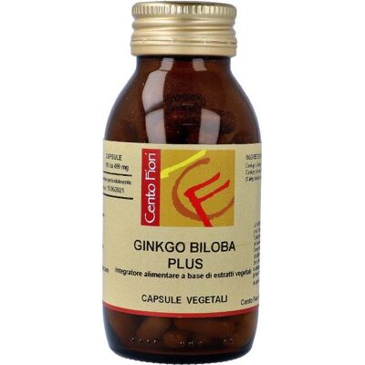 Cento Fiori Ginkgo Biloba Plus 400mg - 100 capsule vegetali Cento Fiori Ginkgo Biloba Plus 400mg - 100 capsule vegetali