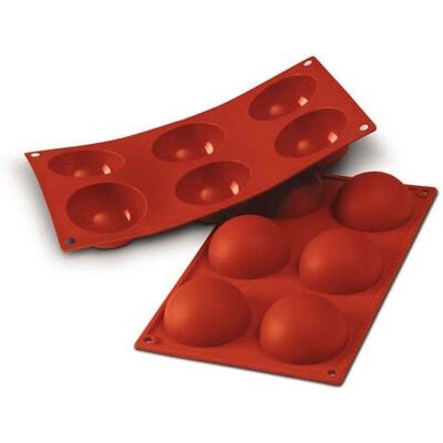 Silikomart SF002 Rote Flexible Muffinform - Backen & Desserts Silikomart SF002 Rote Flexible Muffinform - Backen & Desserts