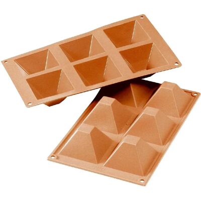 Silikomart SF007/C Modell Pyramide Silikonkakeform - Silikonkakeform Silikomart SF007/C Modell Pyramide Silikonkakeform - Silikonkakeform