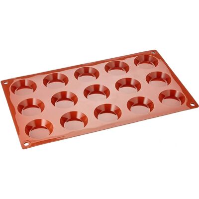 Moule en silicone pour mini tartelettes en terre cuite - Silikomart Moule en silicone pour mini tartelettes en terre cuite - Silikomart