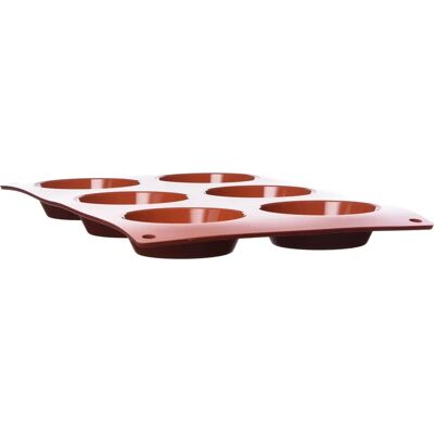 Silikomart - Moule en Silicone pour Tartelletes - Ø70 x 20 mm Silikomart - Moule en Silicone pour Tartelletes - Ø70 x 20 mm