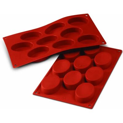 Silikomart SF018/C 20.018.00.0060 - Ovale siliconen mal - 70x50 H 20 MM Silikomart SF018/C 20.018.00.0060 - Ovale siliconen mal - 70x50 H 20 MM