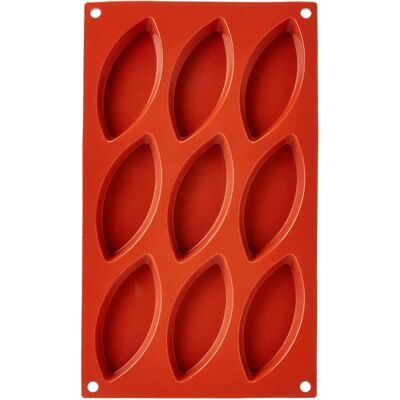 Silikomart SF039/C Model Siliconen Mal - 9 holtes - Bruin Silikomart SF039/C Model Siliconen Mal - 9 holtes - Bruin