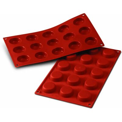 Silikomart - Moule en silicone 40mm pour mini gâteaux et tartes Silikomart - Moule en silicone 40mm pour mini gâteaux et tartes