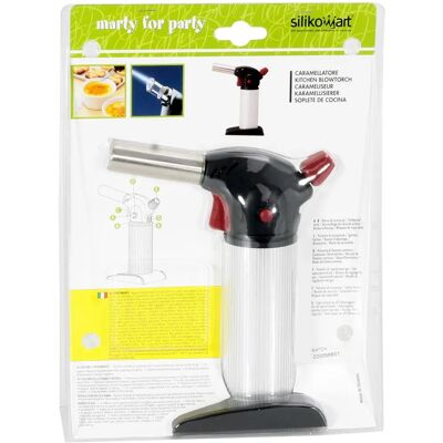 Silikomart ACC031 Torcia da Cucina Ricaricabile - Gas, 60 ml, Regolazione della Fiamma Silikomart ACC031 Torcia da Cucina Ricaricabile - Gas, 60 ml, Regolazione della Fiamma
