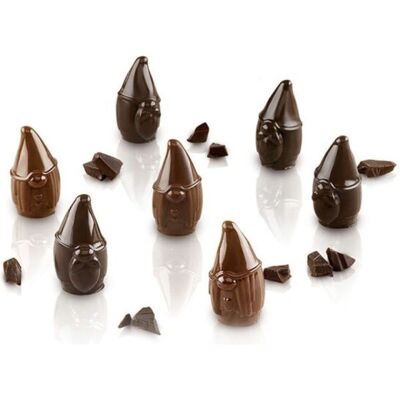 Moule en silicone Silikomart Mr and Mrs Brown - Moule à chocolat Moule en silicone Silikomart Mr and Mrs Brown - Moule à chocolat