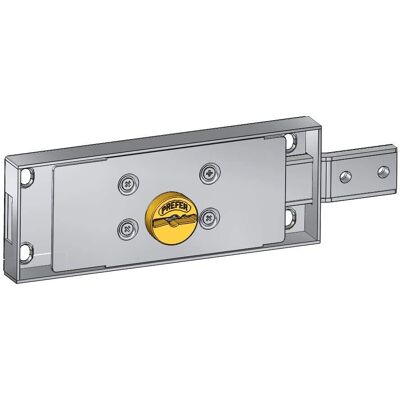 PREFER Model 8632.401 Slot - Stalen Doos, Dubbele Pannetsleutels PREFER Model 8632.401 Slot - Stalen Doos, Dubbele Pannetsleutels