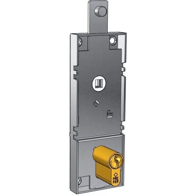 PREFER - Cerradura para puerta de garaje con cilindro de perfil europeo - 70mm PREFER - Cerradura para puerta de garaje con cilindro de perfil europeo - 70mm