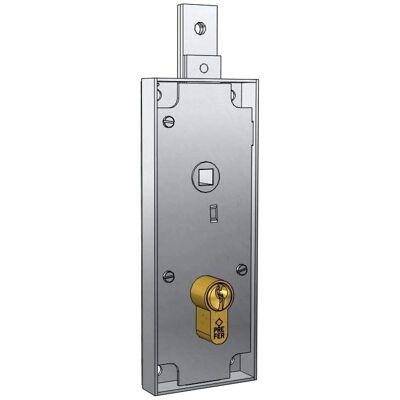 Cerradura para puerta de garaje PREFER 6567-0810 - Cilindro europeo Cerradura para puerta de garaje PREFER 6567-0810 - Cilindro europeo