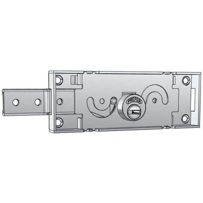 PREFER S412.0020 - Cerradura lateral izquierda cilindro punzonado PREFER S412.0020 - Cerradura lateral izquierda cilindro punzonado