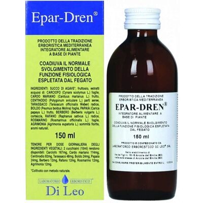 Laboratorio Erboristico di Leo Epar Dren 150 ml - Supporto al fegato Laboratorio Erboristico di Leo Epar Dren 150 ml - Supporto al fegato
