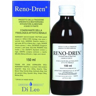 Di Leo Reno Dren - 150ml - Integratore per il supporto renale Di Leo Reno Dren - 150ml - Integratore per il supporto renale