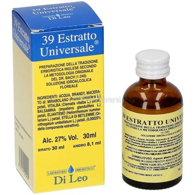 Laboratorio erboristico di leo - Estratto Universale - Supporto Sistema Nervoso - 30ml Laboratorio erboristico di leo - Estratto Universale - Supporto Sistema Nervoso - 30ml