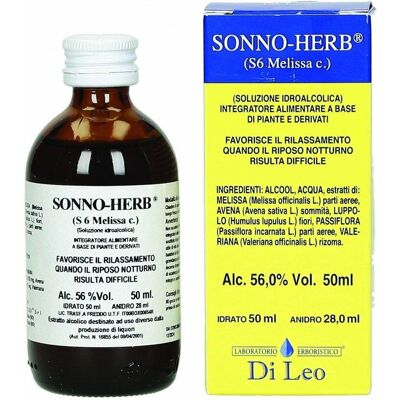 Di Leo Melissa Rilassante del sonno S6 - Integratore erboristico Di Leo Melissa Rilassante del sonno S6 - Integratore erboristico