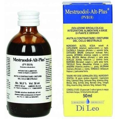 Laboratorio Erboristico Di Leo Mestrudol Alt Plus PVB 18 - Integratore alimentare Laboratorio Erboristico Di Leo Mestrudol Alt Plus PVB 18 - Integratore alimentare