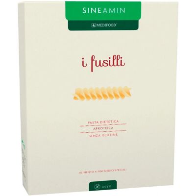 Piam Farmaceutici Spa Sineamin Fusilli - Senza glutine, basso contenuto di sodio e proteine - Pasta per insufficienza renale e condizioni metaboliche Piam Farmaceutici Spa Sineamin Fusilli - Senza glutine, basso contenuto di sodio e proteine - Pasta per insufficienza renale e condizioni metaboliche