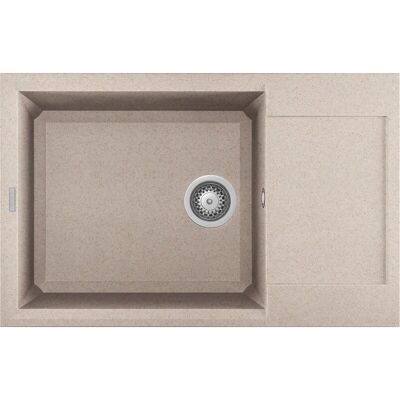 Elleci Avena Granit Top-Mounted Waschbecken - Reversibel, Modernes Design Elleci Avena Granit Top-Mounted Waschbecken - Reversibel, Modernes Design
