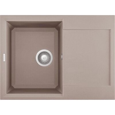Elleci Easy 135 G43 Tortora Évier en surface - Évier - Publicité Elleci Easy 135 G43 Tortora Évier en surface - Évier - Publicité