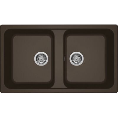 Lavello doppio reversibile bianco Elleci LG245068 - Lavello cucina Lavello doppio reversibile bianco Elleci LG245068 - Lavello cucina