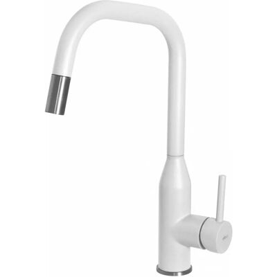 Miscelatore Cucina Elleci Dora Plus - Girevole, Estraibile, Bianco Miscelatore Cucina Elleci Dora Plus - Girevole, Estraibile, Bianco
