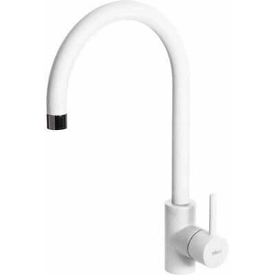Grifo de Cocina Blanco Elleci - Monocontrol, Giro 360°, Keratek Plus Grifo de Cocina Blanco Elleci - Monocontrol, Giro 360°, Keratek Plus