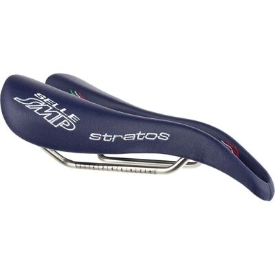 Selle SMP Stratos Bike Saddle - Lightweight, Aero, Narrow Fit Selle SMP Stratos Bike Saddle - Lightweight, Aero, Narrow Fit