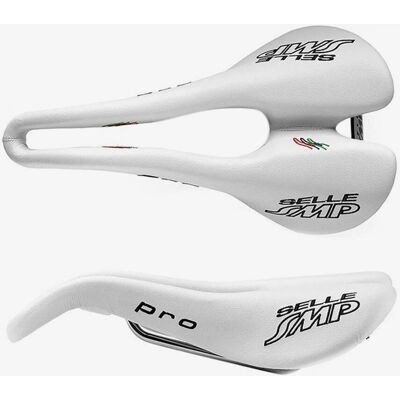 Selle SMP Pro Blanco Sillín Ergonómico - Accesorio de Bicicleta Selle SMP Pro Blanco Sillín Ergonómico - Accesorio de Bicicleta