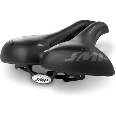 Selle SMP Cykelsadel - Gel, Svart, 218x255mm - Cykelsadel Selle SMP Cykelsadel - Gel, Svart, 218x255mm - Cykelsadel