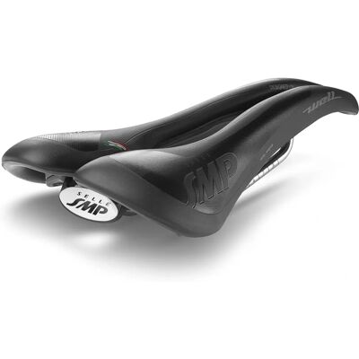 Selle SMP Well Gel Sadel - Svart - Komfort Selle SMP Well Gel Sadel - Svart - Komfort